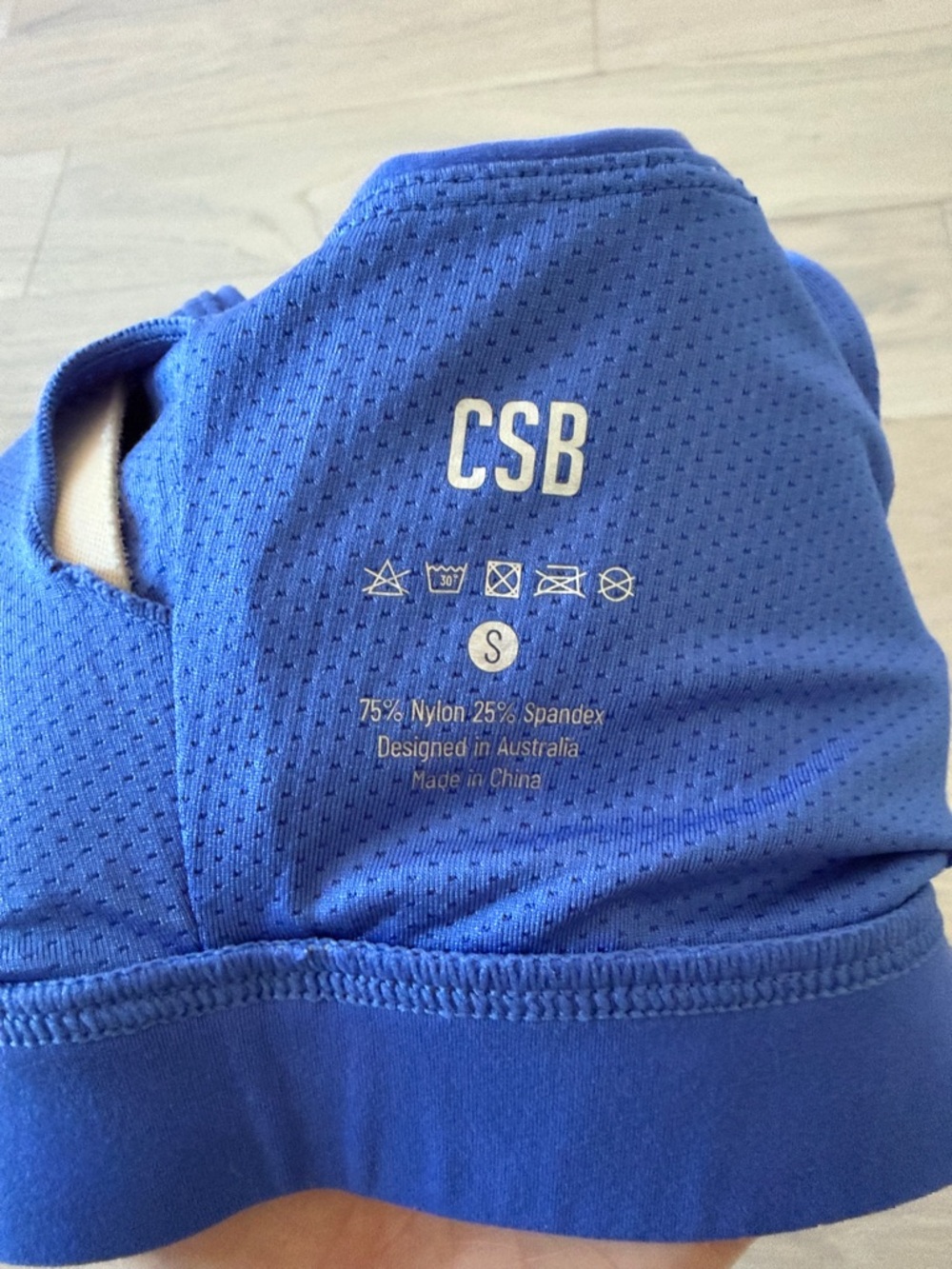 Crop Shop Boutique Royal Blue Sports Bra S - Picture 3 of 3
